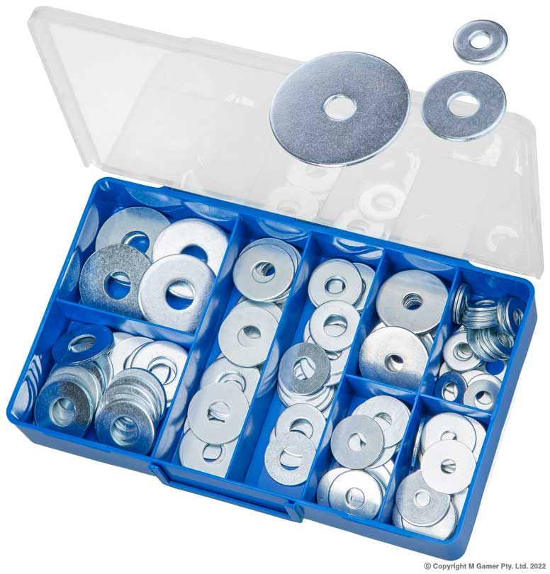 Large Zinc Plated Fender (Penny) Washers